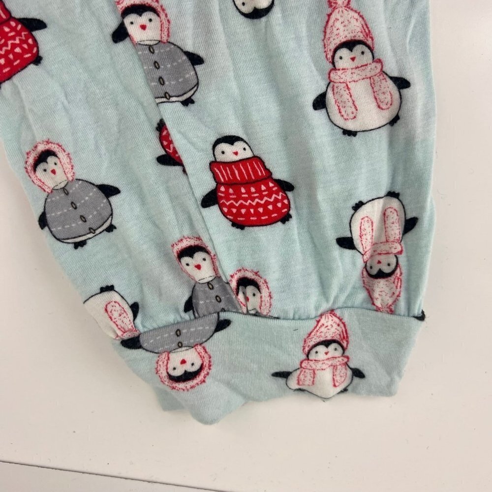 Kenzie Blue Penguin Sleep Pajama Bottoms Size L NEW - Picture 3 of 4